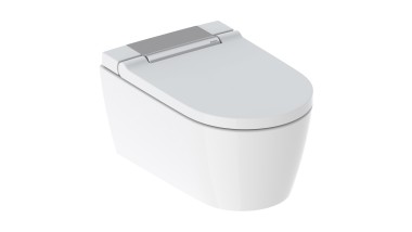 Geberit AquaClean Sela Dusch-WC in der Designvariante Glanzverchromt